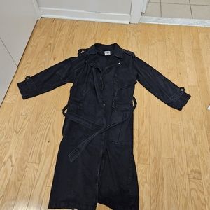 Zara denim trench coat